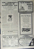 Old Antique Print 1912 Advertisement Car Tyres Allenbury'S Linen Light 20th