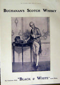 Old Print Ref.952 1912 Advertisement Buchanans Scotch Whisky Black White
