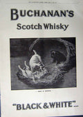 Old Print Ref.954 1912 Advertisement Buchanans Scotch Whisky Black White