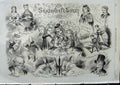 Original Old Antique Print 1869 Lord Gough Thames Rowing Athletic Sports Putney