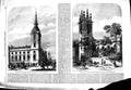 Original Old Antique Print 1867 Church Benet Gracechurch-Street Mary Somerset