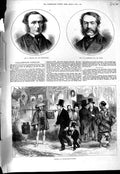 Original Old Antique Print 1875 Forsyth Freshfield M.P Civilisation Japan 19th