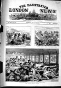 Original Old Antique Print 1875 Civil War Spain Train Carlists Logrono Larraga