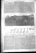 Old Antique Print 1856 Macpherson Excavations Mons Mithridates Greek City 19th