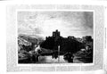 Original Old Antique Print 1864 View Norham Castle Ruins Liber Studiorum Turner