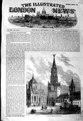 Original Old Antique Print 1856 Holy Gate Moscow Russia Architecture Victorian