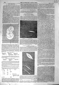 Original Old Antique Print 1852 Diagram Revolving Storm Meteor Yeovil Holyhead
