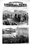 Original Old Antique Print Life-Boat Manchester 1883 Archibald Alison Glasgow