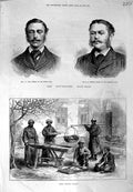 Original Old Antique Print 1875 Hawkers Yarkund Way Oxford Boat Rhodes Stroke