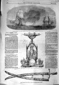 Old Antique Print 1852 Sword Napier Belooch Scinde Ship Thomas Thompson 19th