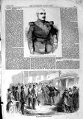 Old Antique Print 1858 Duke De Malakoff French Ambassador England Dover 19th