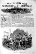 Old Antique Print 1846 James Park Ibrahim Pacha Prince Albert Wellington 19th