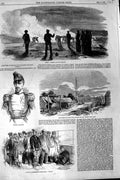 Original Old Antique Print 1852 Prisoners Ship Virago Magellan Pirates Gregorio