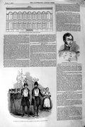 Old Antique Print 1846 Officers Ancient Britons John Littler Yacht Club 19th