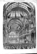 Antique Print *3128 1864 Crystal Palace Amsterdam Exhibition Arts Industry