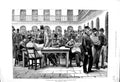 Antique Old Print *3126 1881 Irish Land League Recreation Kilmainham Prison