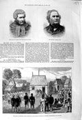Old Antique Print 1881 Lord Lindley Judge Appeal Wilson Mohab Madagascar 19th