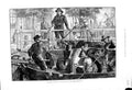 Original Old Antique Print 1881 Tourist Holland Dutch Canal Boat People 19th