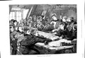 Original Old Antique Print 1887 Fine Art Christmas Day Board Training Ship 19th
