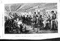 Old Antique Print 1856 Entertainment Admiral Dundas Ship Wellington War 19th
