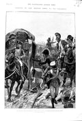 Old Antique Print 1895 War British Army Talavera Wellesley Adolf Menzel 19th