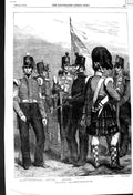 Old Antique Print 1854 British Highlanders Buffs Rifle Brigade Sergeant 19th