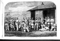 Antique Print Ref.485 1863 Battalion Twenty Middlesex Rifle Volunteers Army
