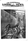 Original Old Antique Print 1886 Torpedo Experiments Portsmouth Ship Resistance