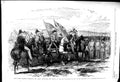 Original Old Antique Print 1855 Lord Gough Marshall Pelissier Siers Crimea War