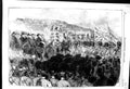 Original Old Antique Print 1856 Her Majesty Queen Siers Aldershott Horses 19th