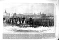 Original Old Antique Print 1866 Marriage St. Petersburg Siers Champ De Mars