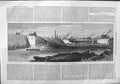 Original Old Antique Print 1867 Progress Works New Docks Millwall Fine Art 19th