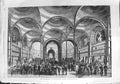 Original Old Antique Print 1868 New Reading Room Imperial Library Paris France