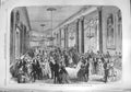 Original Old Antique Print 1867 Festivities Goodwood Earl March Ball Dancing