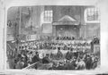 Original Old Antique Print 1867 Fenian Prisoners Bar Commission Court Dublin