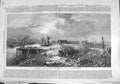 Original Old Antique Print 1867 Excavating South India Dock Limehouse Entrance