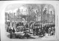 Original Old Antique Print 1867 Paris International Exhibition English Park