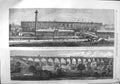 Original Old Antique Print 1867 Paris Exhibition Milton Viaduct Railway Rowsley
