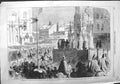 Old Antique Print 1867 Coronation King Hungary Church Pesth Constitution 19th