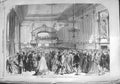 Old Antique Print 1867 Fancy Dress Ball Merchant Venturers Hall Bristol 19th