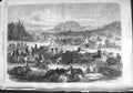 Original Old Antique Print 1867 Travelling Between Vera Cruz Mexico America