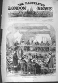 Original Old Antique Print 1875 Court Trial Guicowar Special Commission Baroda