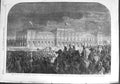 Antique Old Print *3131 1864 Prince Wales Sweden Gottenborg Railway Station