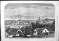 Old Antique Print 1864 Prince Princess Wales Sweden View City Stockholm 19th
