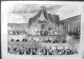 Original Old Antique Print 1864 Prince Wales Royal Theatre Stockholm Sweden