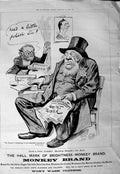 Original Old Antique Print 1899 Advertisement Monkey Brand Soap Washing 19th