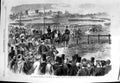 Old Antique Print 1866 Emperor Napoleon Imperial Guard Bois De Boulogne 19th