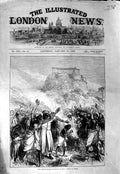 Original Old Antique Print 1872 British Eclipse Expedition India Bekul Natives