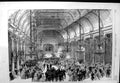 Old Antique Print 1866 Ball English Volunteers Brussels Lord Mayor London 19th