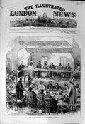 Original Old Antique Print 1875 Trial Guicowar Special Commission Baroda 19th